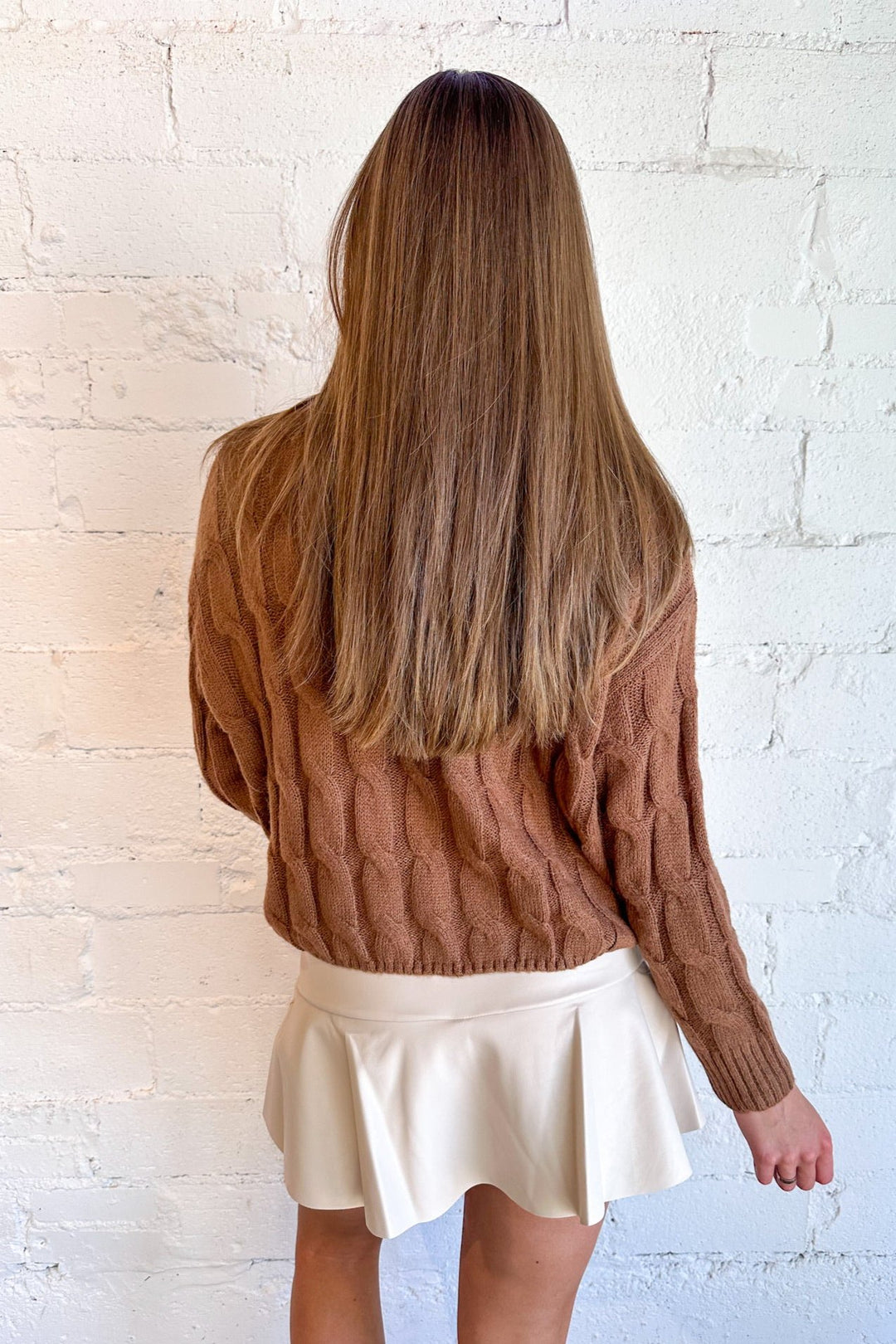 Ariana Sweater, Brown Sweater, Sweater, Sweater Weather, Fall Sweaters, Fall Outfits, Brown Knit Sweater, Long Sleeve Top, Dallas Boutique, Boutique Clothes