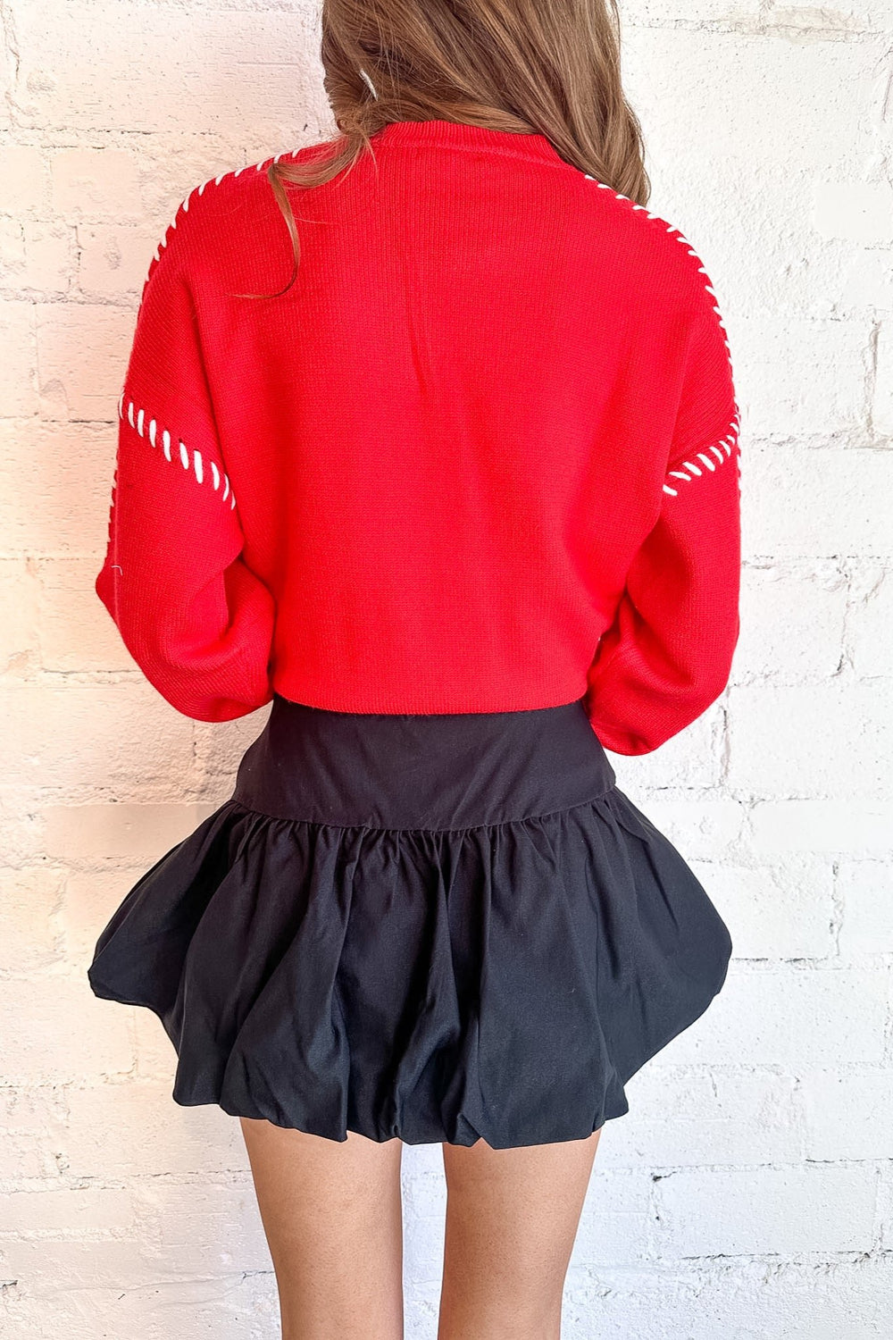 Black Bubble Flare Skirt, Bubble Skirt, Skirt, Mini Skirt, Adeline Boutique, Dallas Boutique, Boutique Clothing