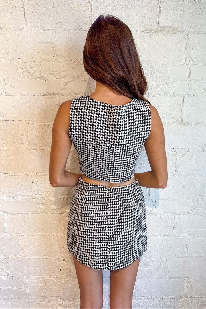 London Calling Top, Tops, Gingham Tops, Sets, Matching Set, Two Piece Set, Adeline Boutique, Dallas Boutique, Women's Clothing Boutique, Game Day Styles, Winter Styles