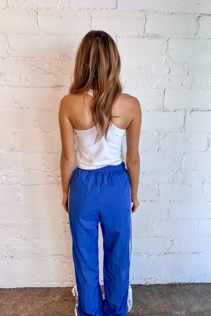 Red Mel Bow Pants, Mel Bow Pants, Track Pants, Pants with Bows, Dallas Boutique, Boutique Clothing, Boutique Shopping, Boutiques