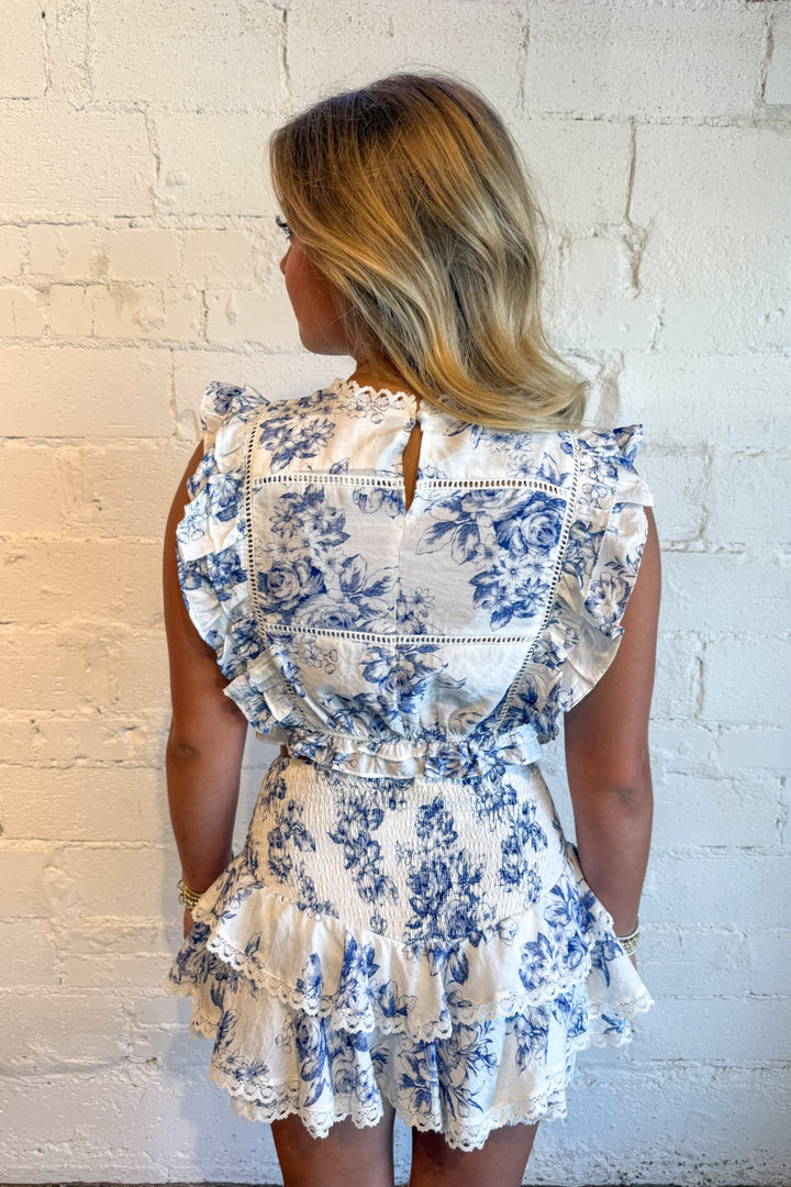 Petal Pair Top, Tops, Summer Tops, Adeline Boutique, Dallas Boutique, Matching Set, Two Piece Set, Floral Top, Boutiques