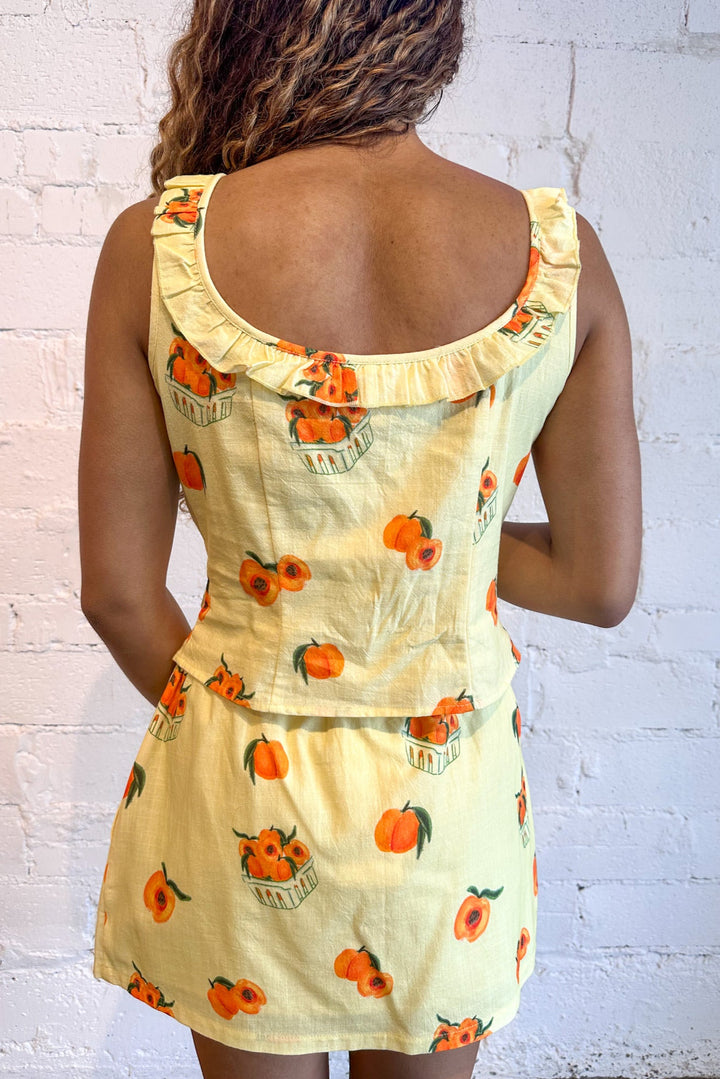 Citrus Bliss Skirt, Mini Skirt, Bottoms, Summer Styles, Adeline Boutique, Dallas Boutique, Sets, Matching Sets, Two Piece Set