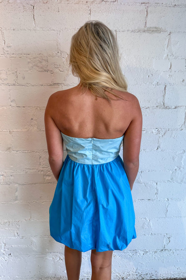 Color Block Strapless Dress, Strapless Dress, Dresses and Rompers, Adeline Boutique