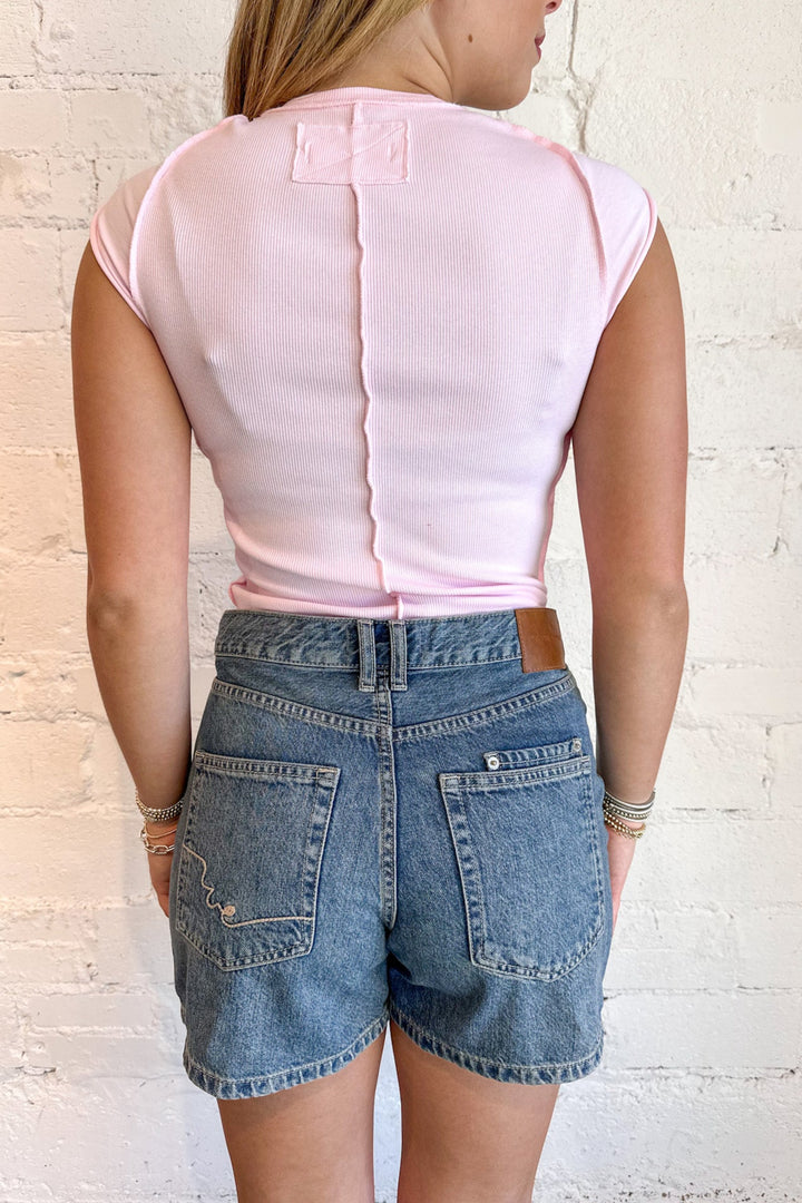 Free People Tippi Denim Short, Denim, Spring Shorts, Adeline Boutique, Dallas Boutique, Bottoms