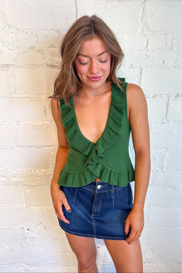 Kristen Sleeveless Sweater, Fall Tops, Tops, Adeline Boutique, Dallas Boutique, Women's Clothing Boutique, Women's Fashion