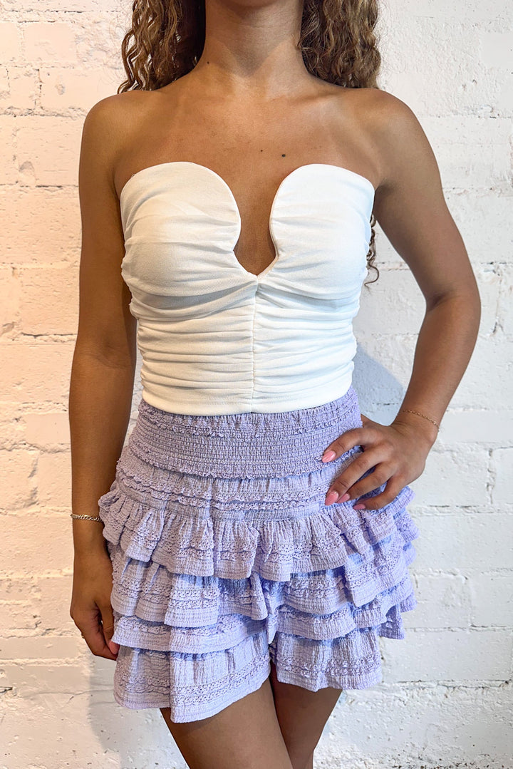 Sunny Swirl Skort, Ruffle Skirt, Mini Skirt, Skirt, Bottoms, Adeline Boutique, Boutiques, Dallas Boutique, Summer Styles