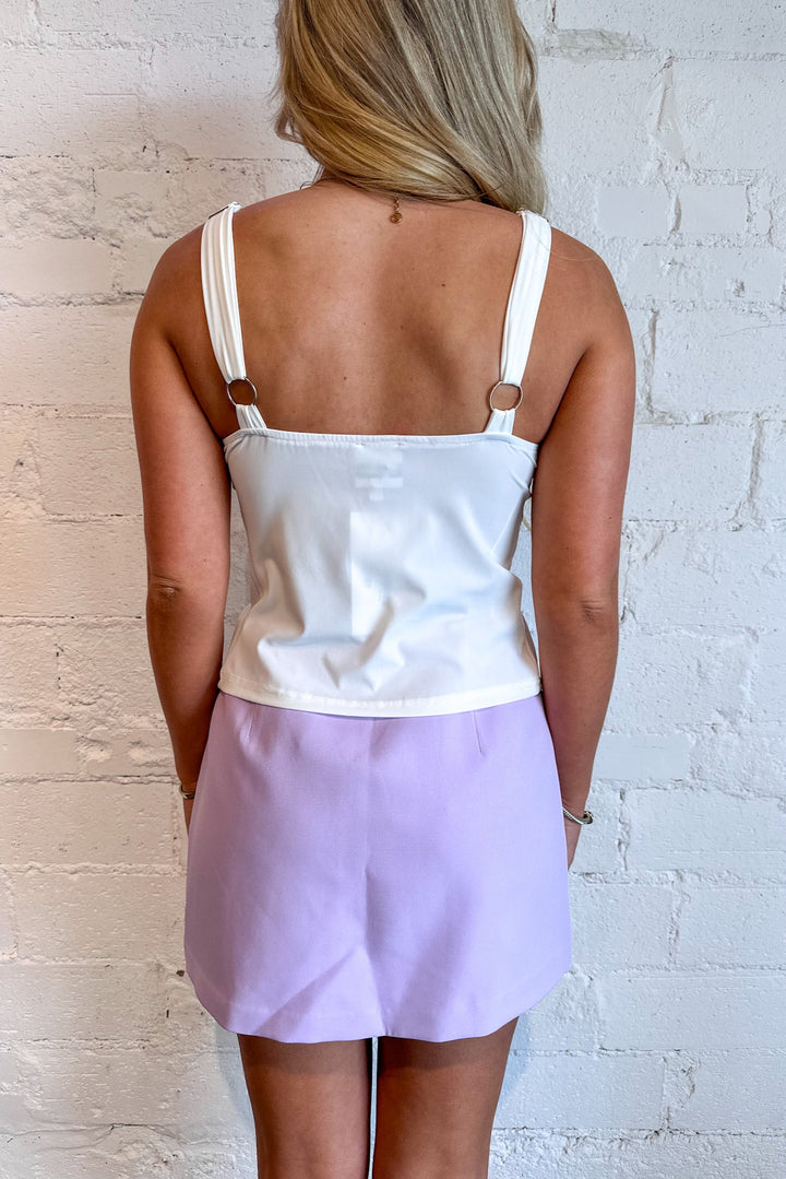 Mini Mingle Skort, Mini Skirt, Bottoms, Pink Skirt, Adeline Boutique, Dallas Boutique