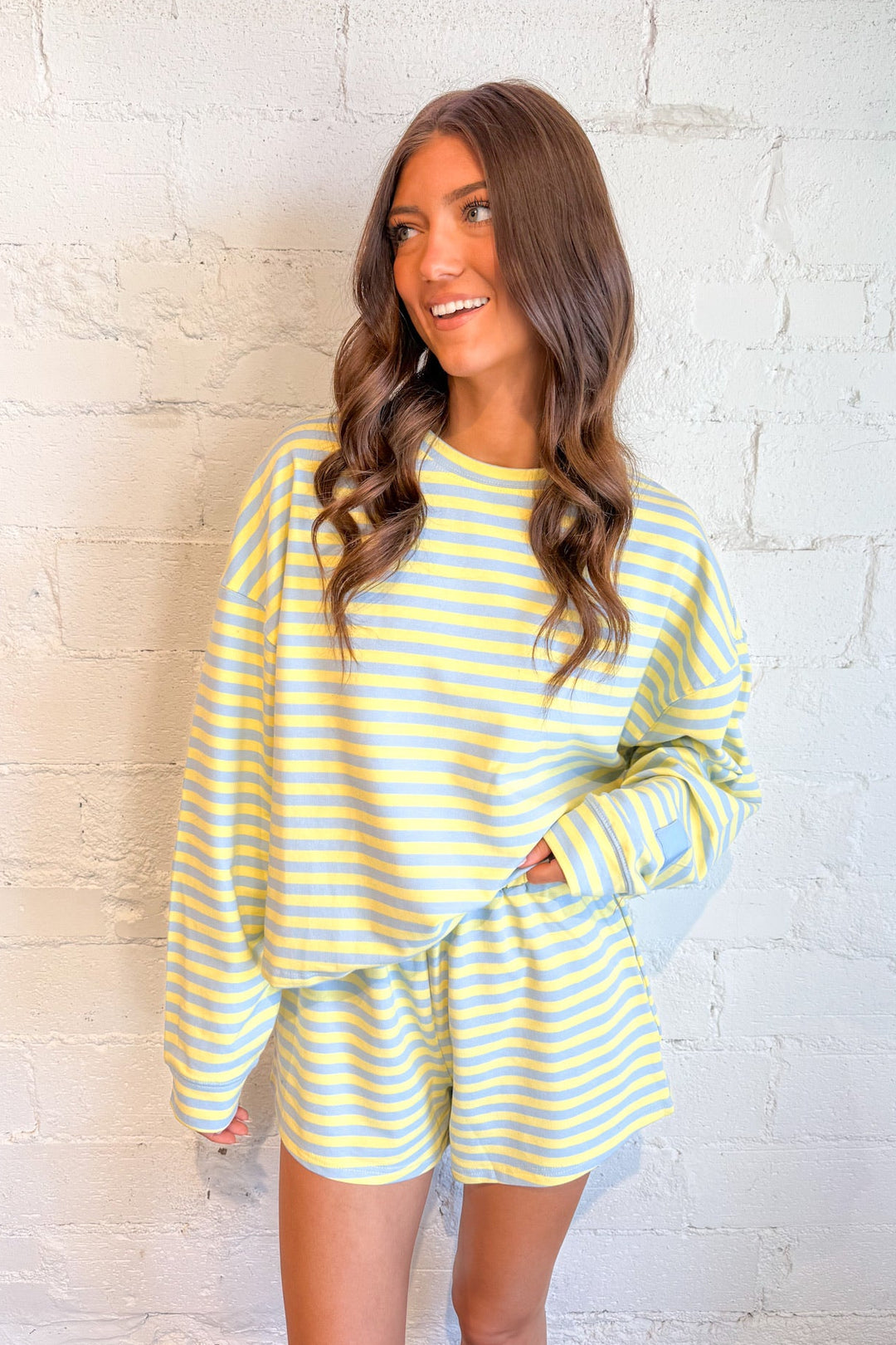 Pastel Lounge Shorts, Loungewear, Lounge Set, Two Piece Set, Pajamas, Adeline Boutique, Boutiques, Dallas Boutique, Bottomss