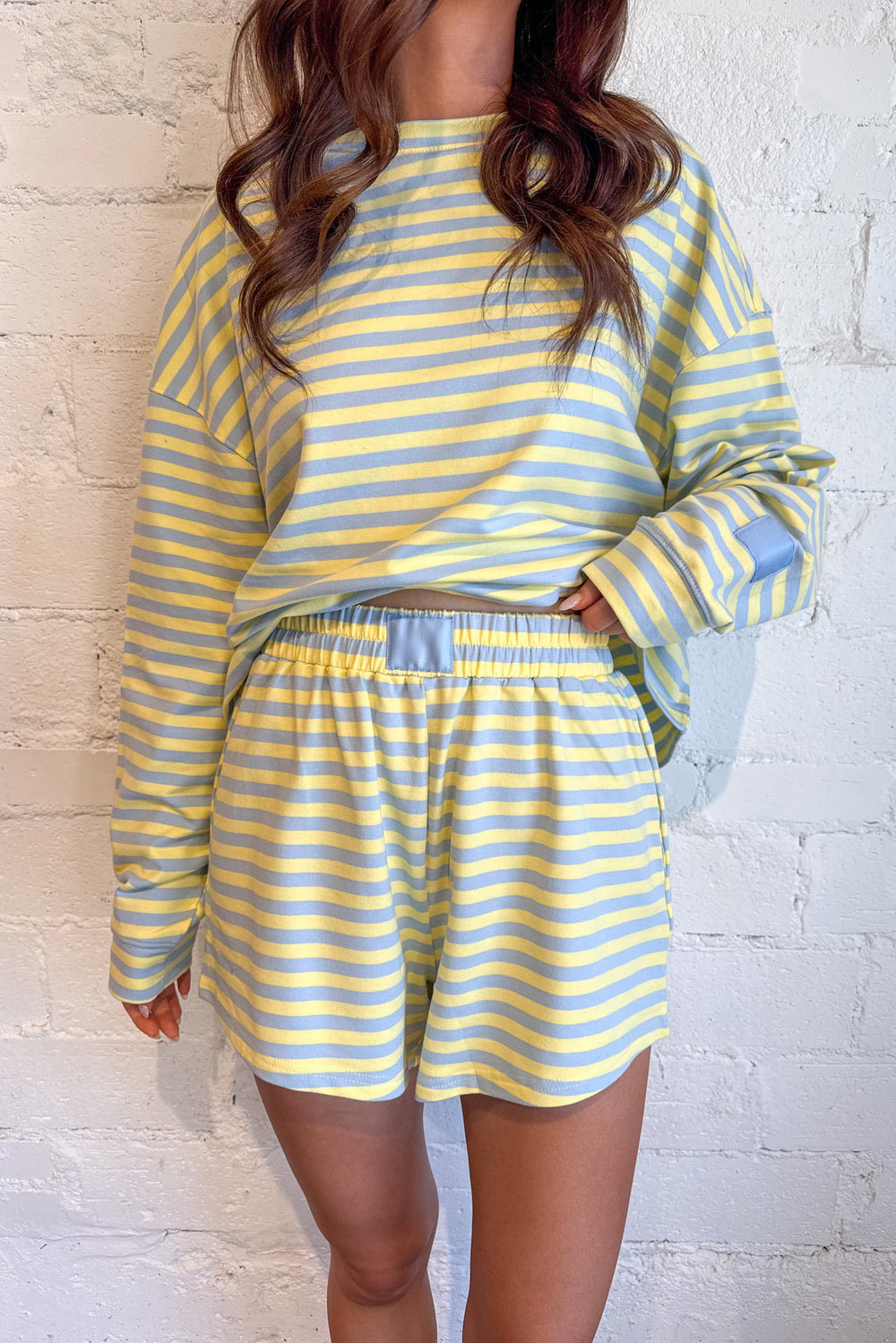 Pastel Lounge Shorts, Loungewear, Lounge Set, Two Piece Set, Pajamas, Adeline Boutique, Boutiques, Dallas Boutique, Bottoms