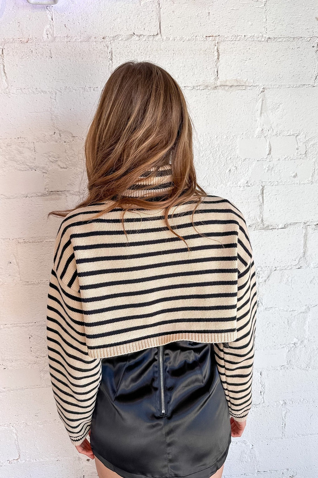 Perfectly Cropped Striped Sweater, Cropped Sweater, Stripped Sweater, Sweaters, Adeline Boutique