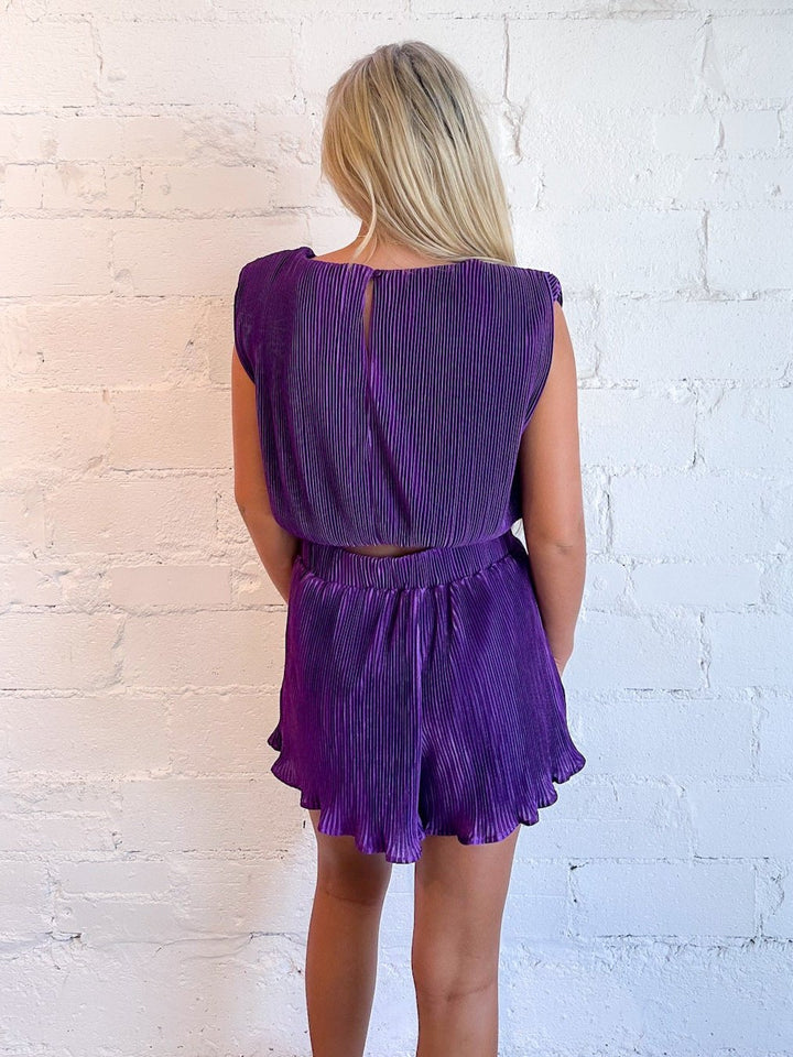 Purple Victory Vibes Top -1