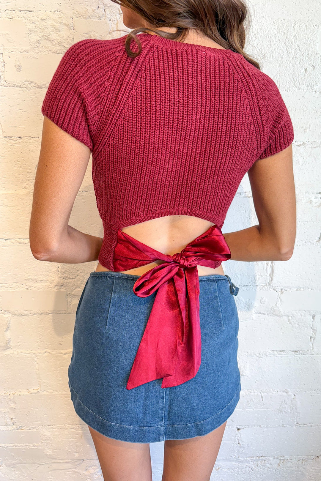 Selena Denim Wrap Skirt, Denim Mini Skirt, Denim Skirt, Mini Skirt, Bottoms, Adeline Boutique, Dallas Boutique, Women's Fashion