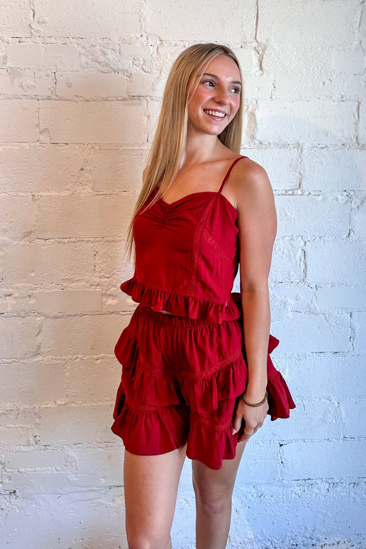 gameday, gameday outfit, matching set, burgundy set, crimson set, dallas boutique, boutique shopping, dallas texas, womens boutique dallas