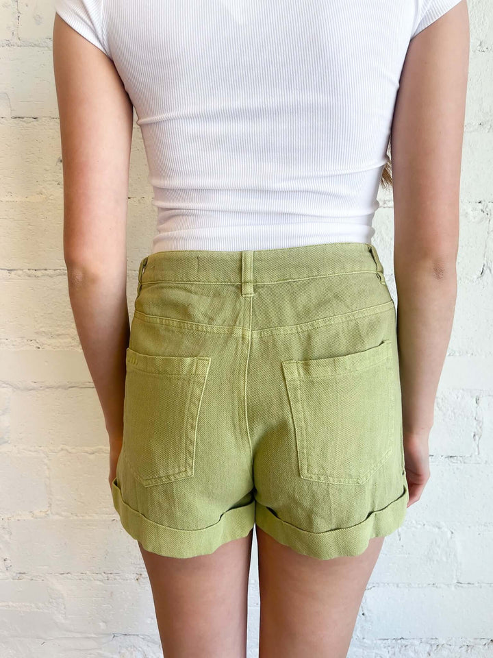 BLANKNYC Green Light Shorts, Shorts, BLANKNYC, Adeline, dallas boutique, dallas texas, texas boutique, women's boutique dallas, adeline boutique, dallas boutique, trendy boutique, affordable boutique