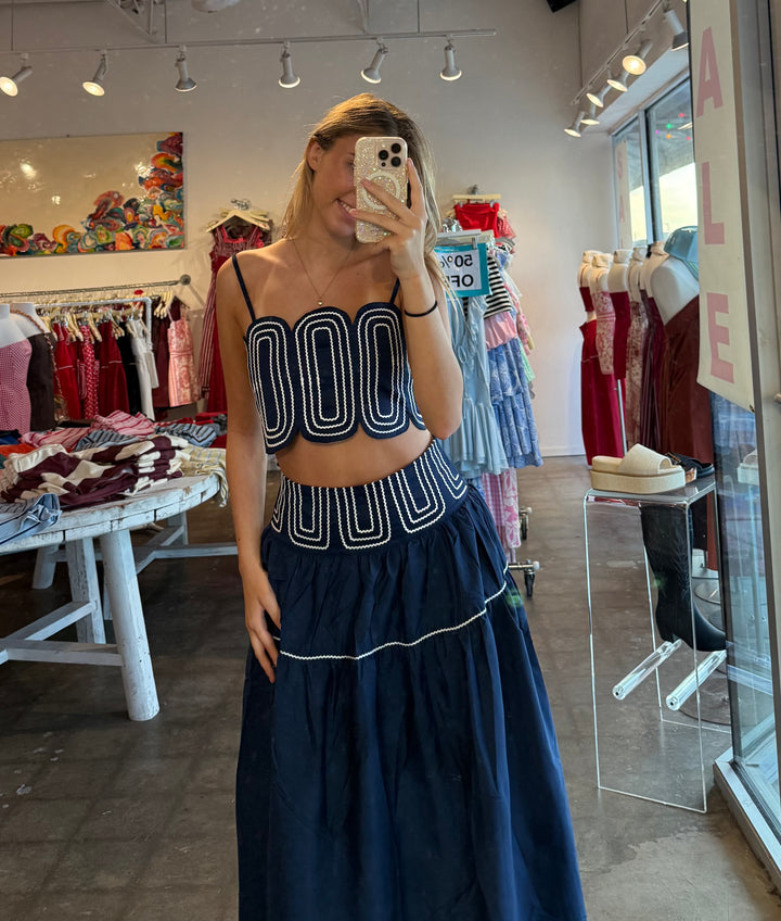 Coastal Charm Maxi Skirt