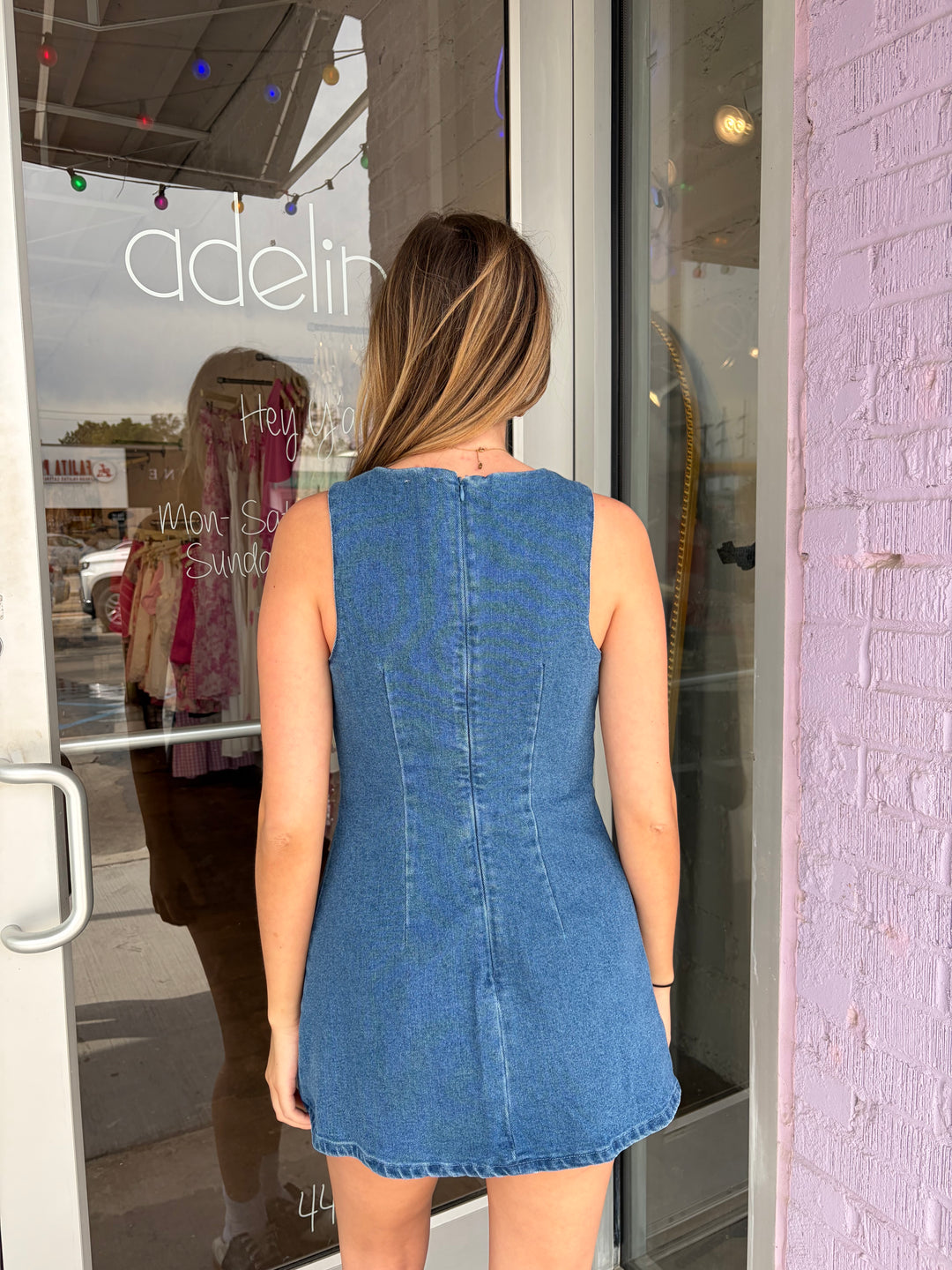 The Classic Fit Denim Dress