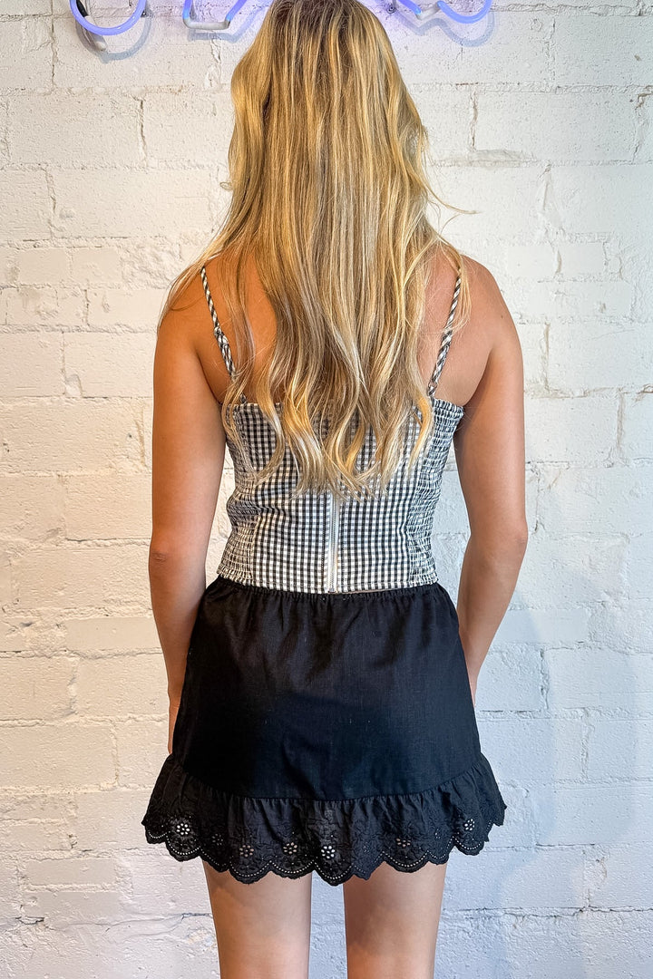 The Scalloped Bloom Skort
