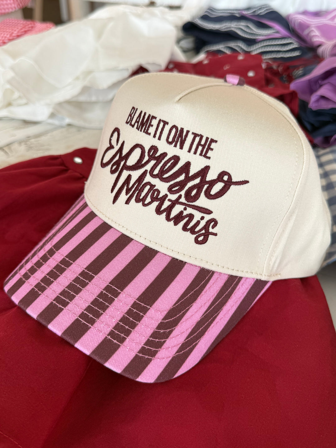 Blame it on Espresso Martinis Hat