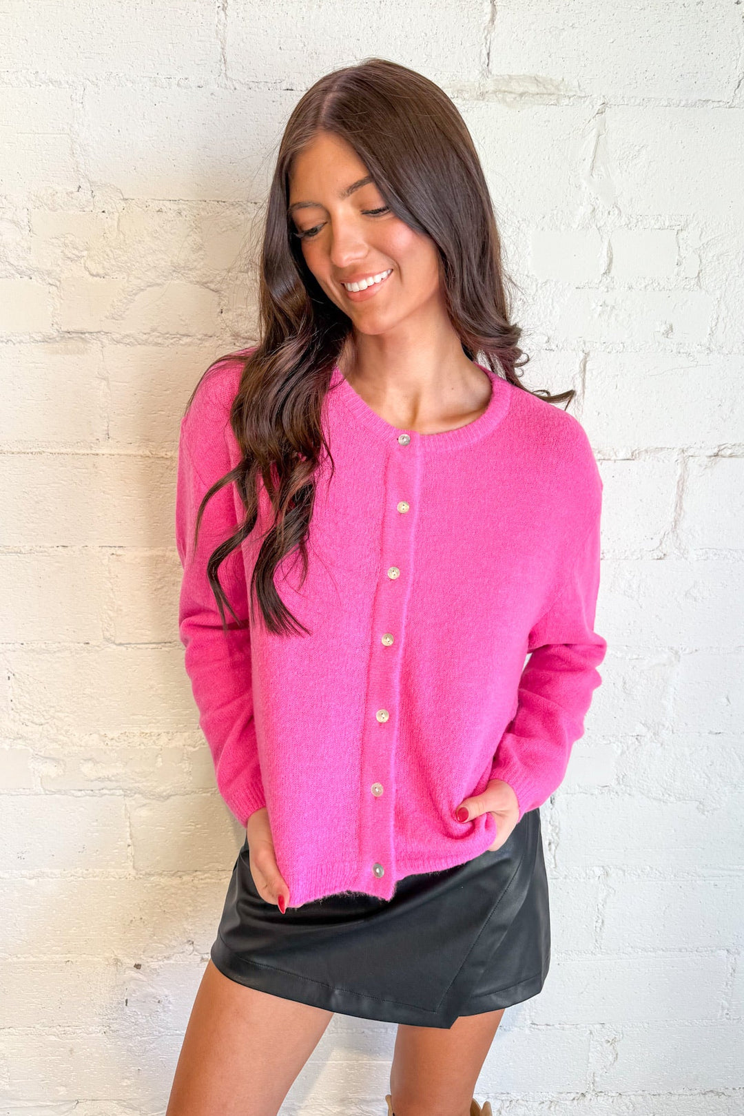 Abby Knit Cardigan, Sweaters, Cardigan Sweater, Tops, Fall and Winter Styles, Adeline Boutique, Pink Sweater, Women's Clothing Boutique