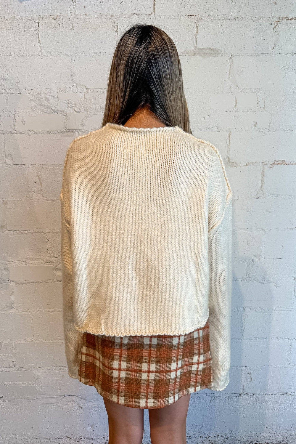 plaid skort, fall skort, mini skort