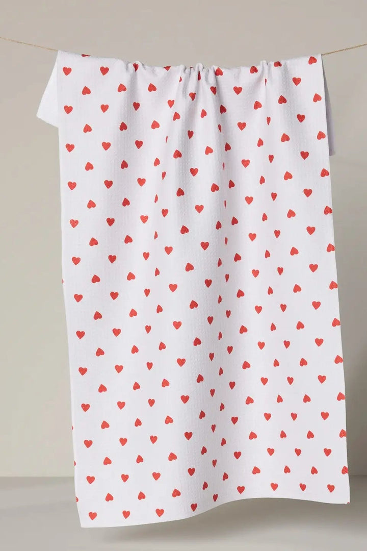 Baby Hearts Tea Towel, Towels, Accessories, Adeline Boutique, Dallas Boutique, House Towels, Kitchen Towels House Accessories 