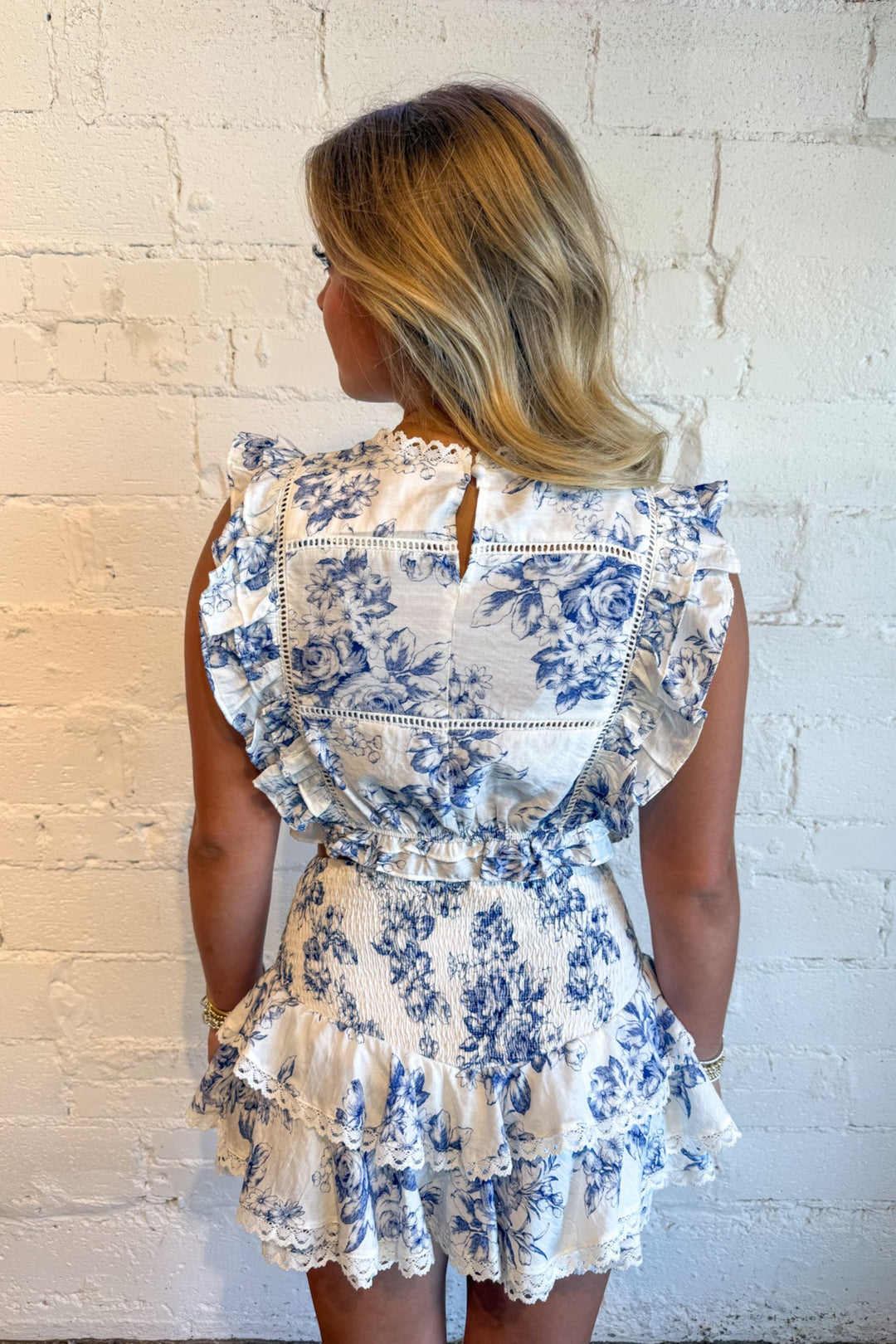 Petal Pair Top, Tops, Summer Tops, Adeline Boutique, Dallas Boutique, Matching Set, Two Piece Set, Floral Top, Boutiques 