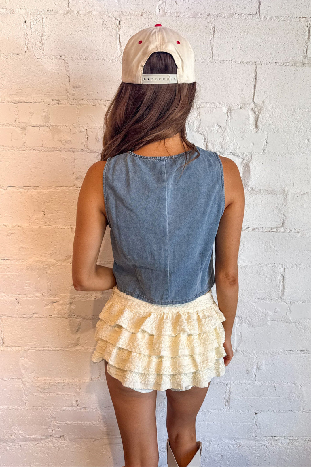 Tied & True Top, Tie Front Top, 4th of July, Summer Tops, Adeline Boutique, Dallas Boutique, Boutiques 