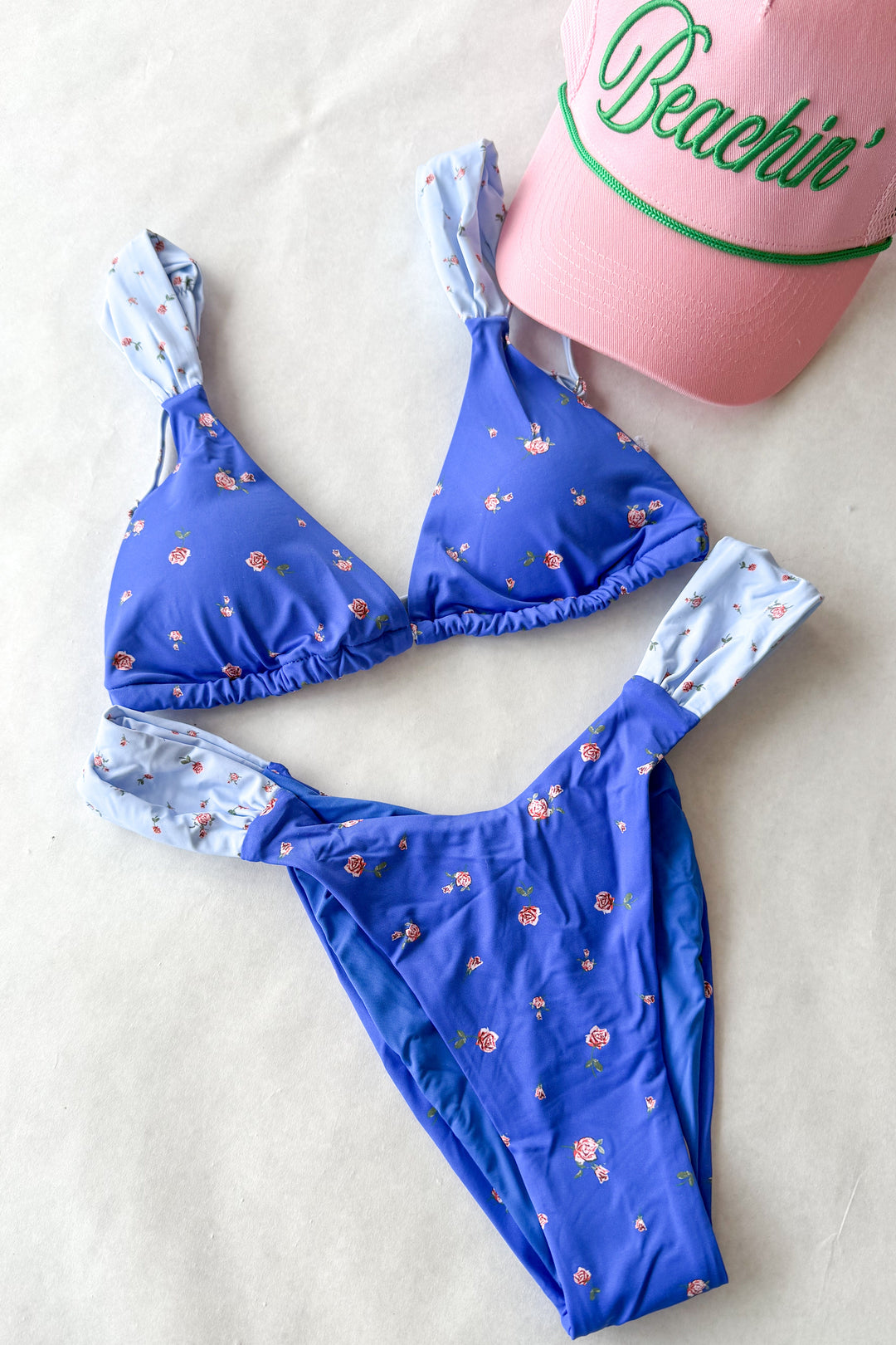 swimsuit, swimsuits, swim, dallas boutique, blue floral swimsuit