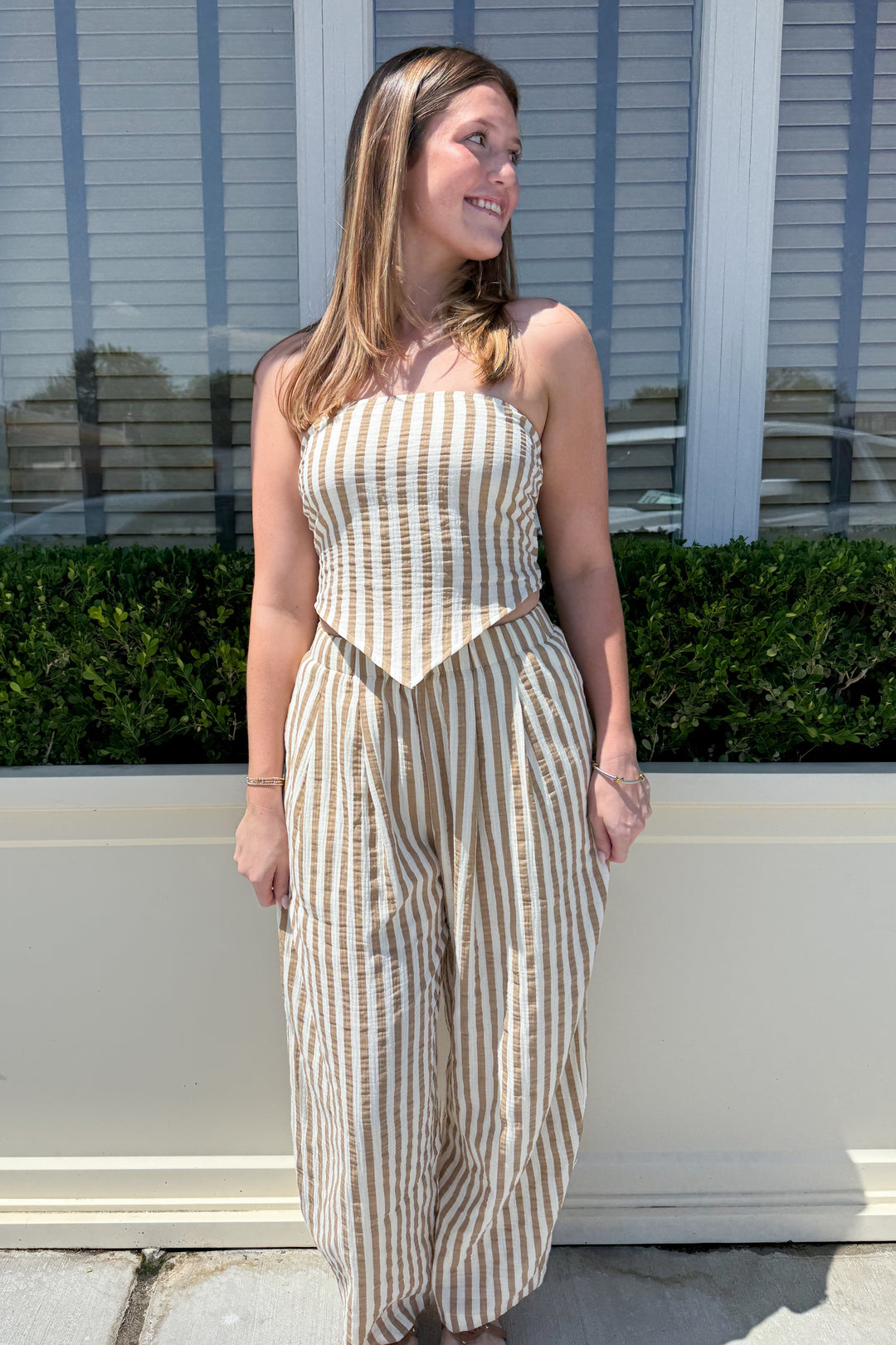 Cabana Stripe Top, adeline boutique, dallas boutique, boutique