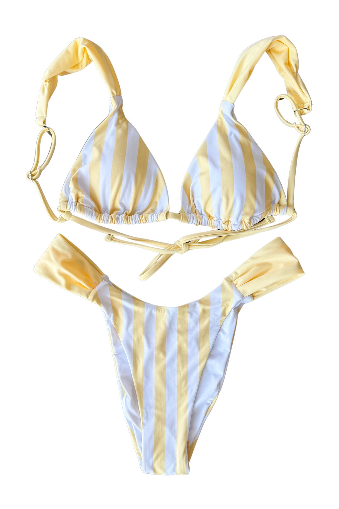 Cabana Yellow Stripe Bikini Bottoms, dallas boutique, swim, swimsuit, swimwear, adeline boutique, boutique
