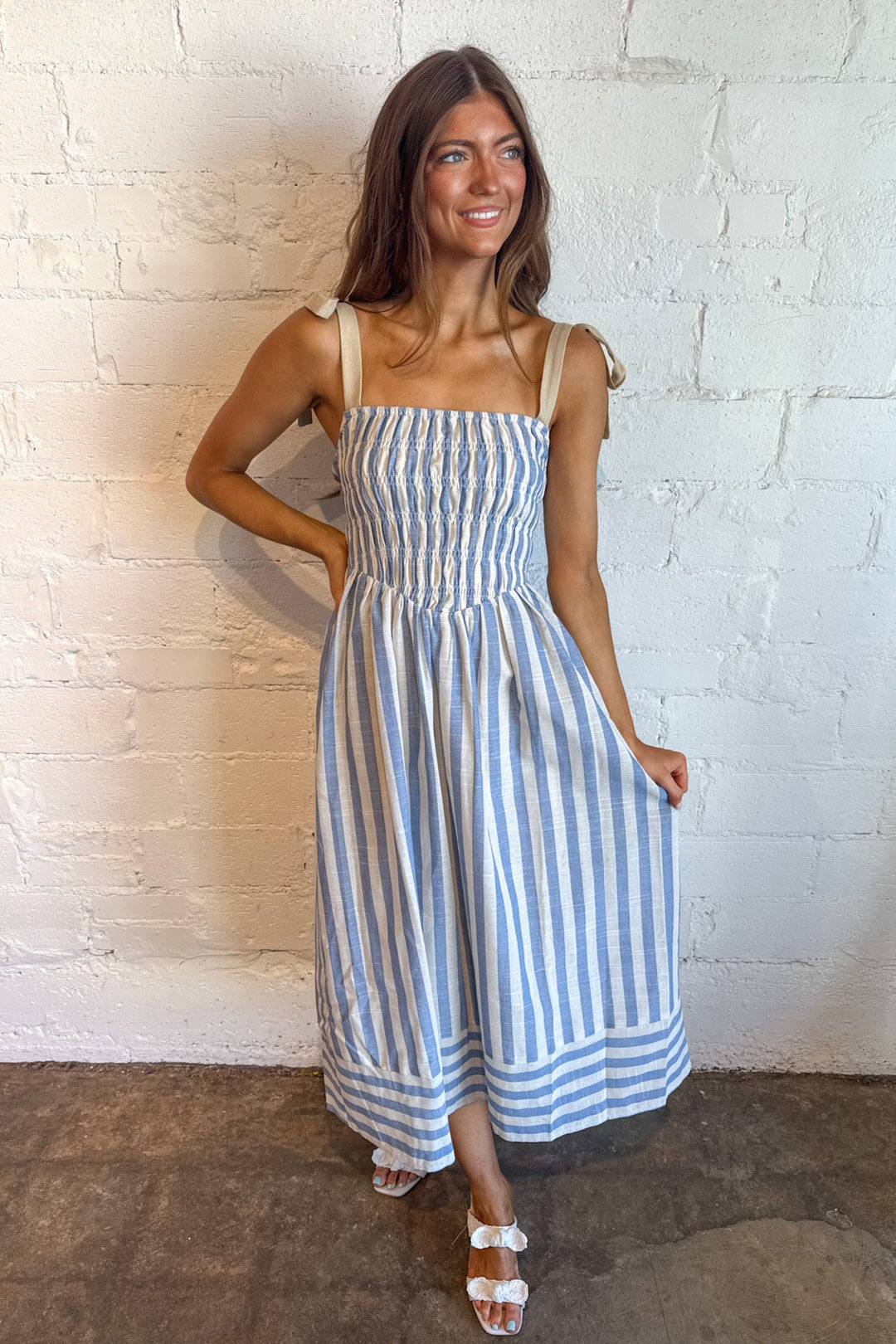 Carolina Striped Maxi, Maxi Dress, Adeline Boutique, Dallas Boutique, Summer Dresses, Summer Styles, Vacation Styles