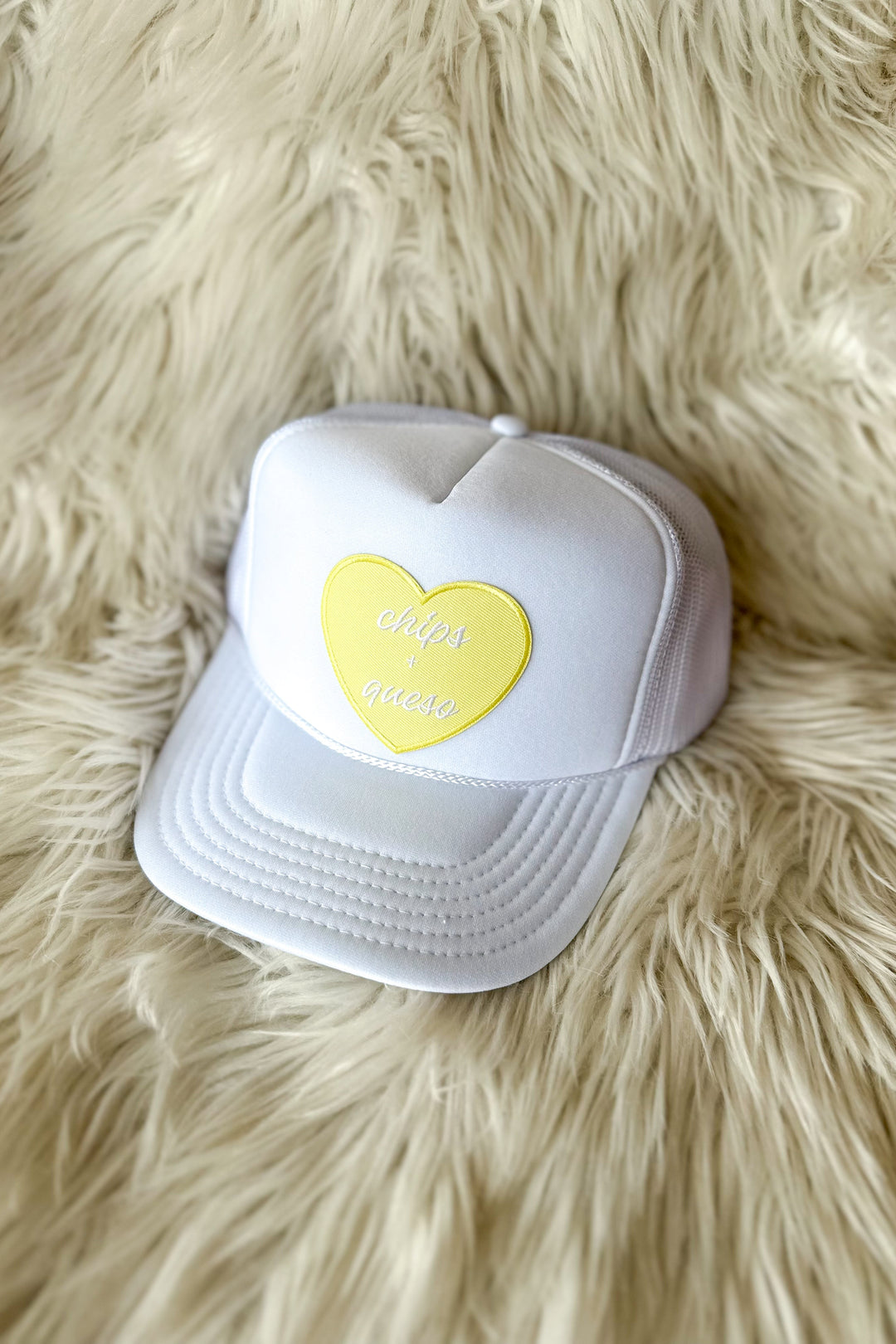 Chips & Queso Trucker Hat, Trucker Hat, Hats, Adeline Boutique, Dallas Boutique, Accessories 