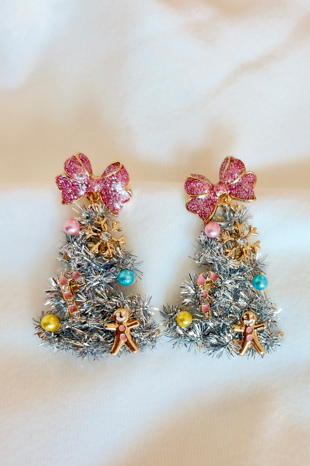 Christmas Tree Joy Earrings, adeline boutique, dallas boutique, boutique