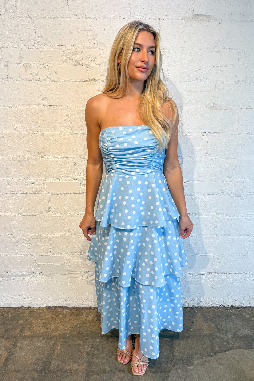 Cindy Maxi Dress, Maxi Dress, Spring and Summer Dresses, Polka Dot Dress, Adeline Boutique, Dallas Boutique