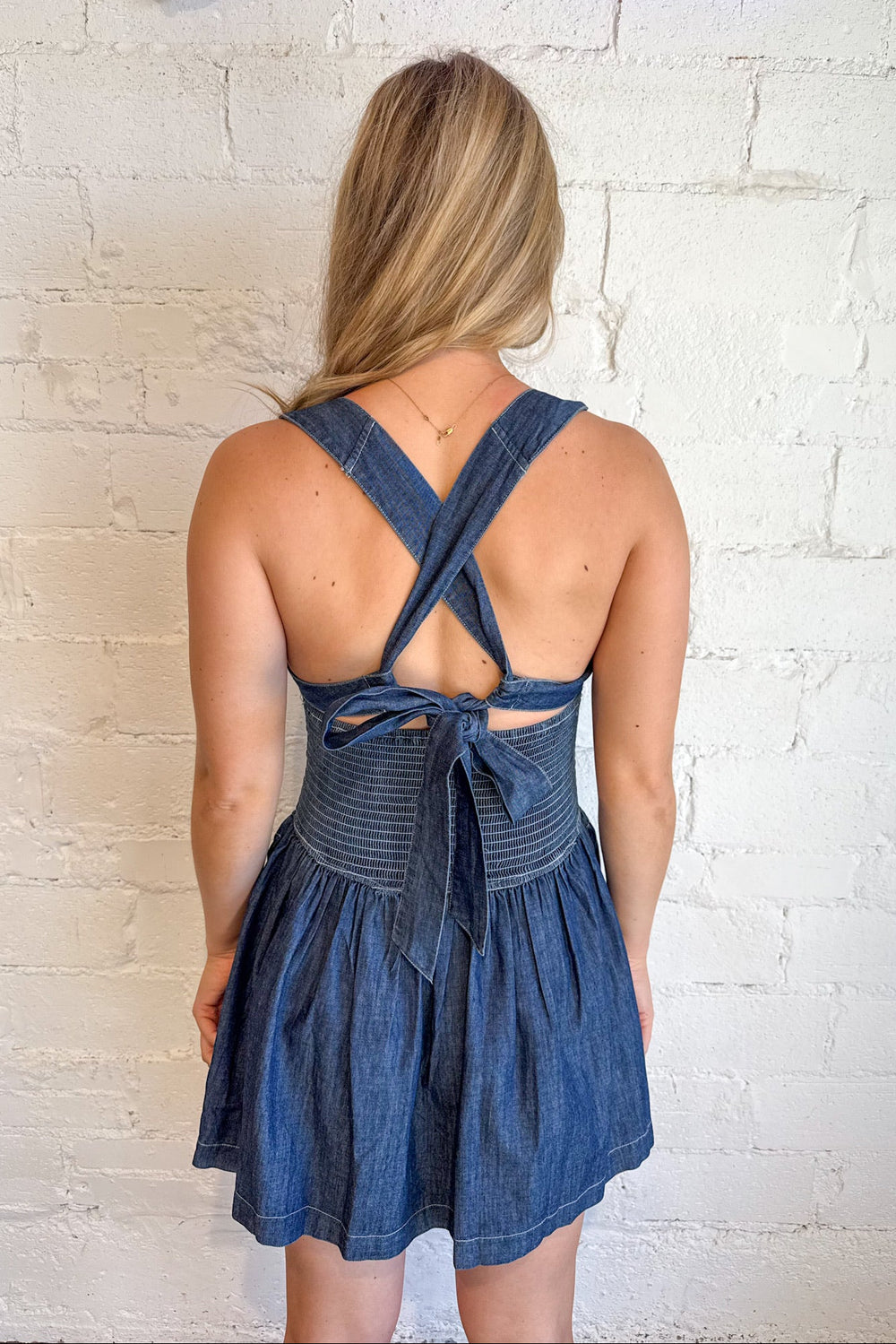 City Blues Mid Wash Denim Dress, Denim Dress, Denim, Fall Styles, Country Concert outfit, Rodeo Outfit, Adeline Boutique, Dallas Boutique
