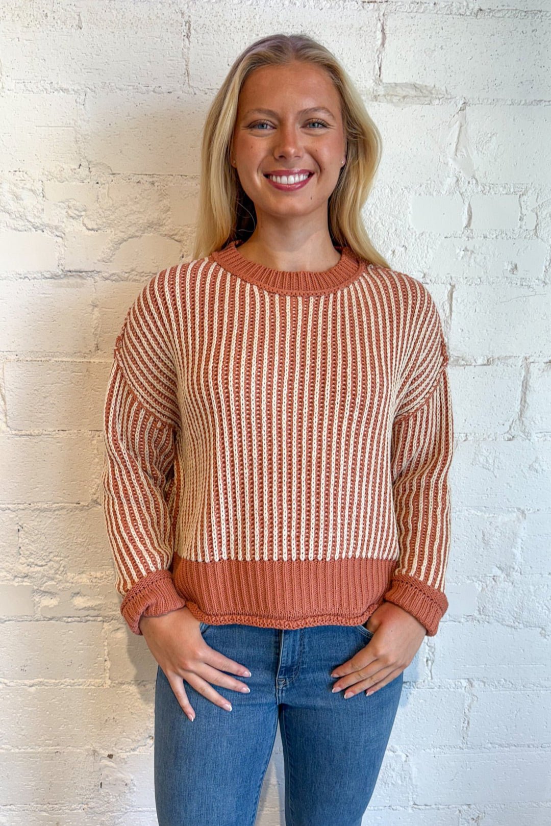 Cool Girl Edge Two-Ed, Sweater, Adeline Boutique, Dallas Boutique, Knit Sweater, Fall Styles, Long Sleeve Top, Texas Boutique