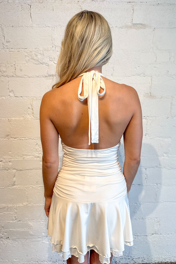 Maddy Mini Dress, Mini Dress, Mini Halter Dress, Women's Dresses, Spring and summer Styles. Spring and Summer Dresses, Going Out Dress