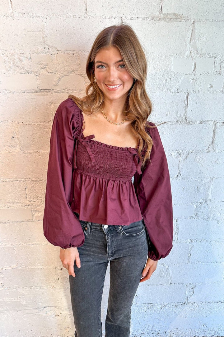 Bowtique Bliss Blouse, Blouse, Bow Top, GameDay Outfit, Boutiques, Dallas Boutique, OU Outfit