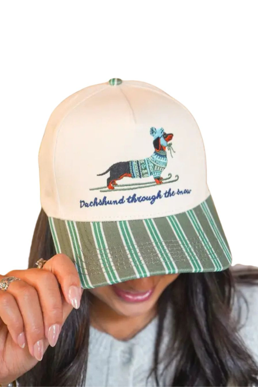 Dachshund Through The Snow Trucker Hat