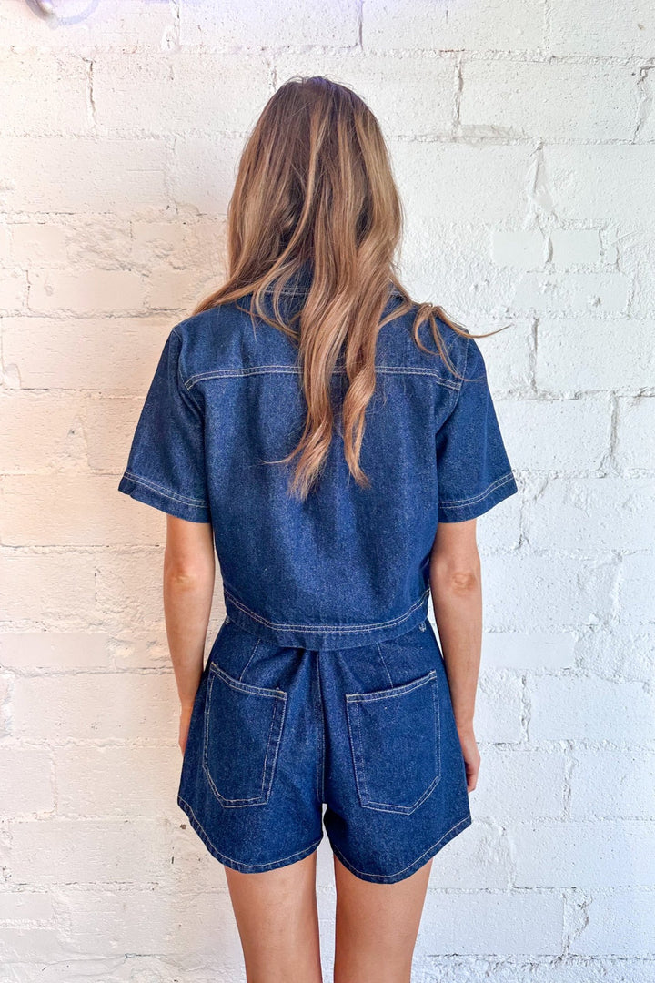 Devin Denim Skirt, Denim Skirt, Skirt, Mini Skirt, Two Piece Set, Matching Set, Denim, Denim Outfit, Dallas Boutique, Boutique Shopping, Boutiques, Boutique Matching Set