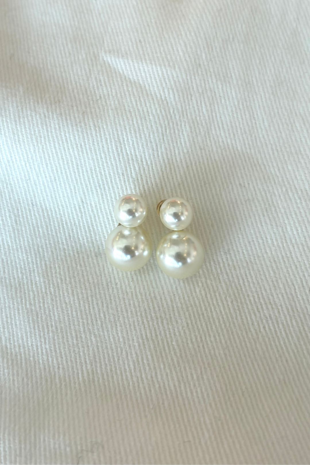 Double Pearl Stud Earring, adeline boutique, dallas boutique, boutique