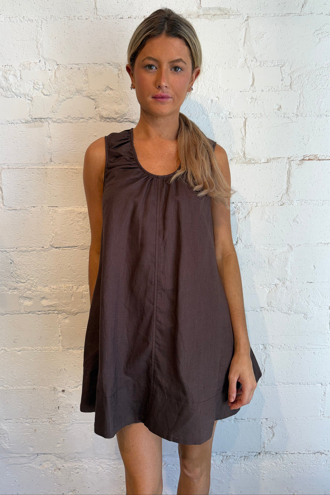 brown dress, mini dress, fall dress, brown fall mini dress 