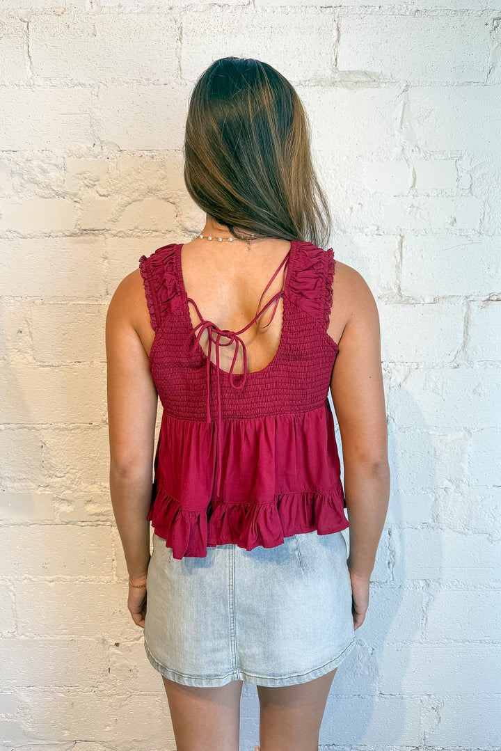 red lace top, short sleeve red top, fall top, Lace top
