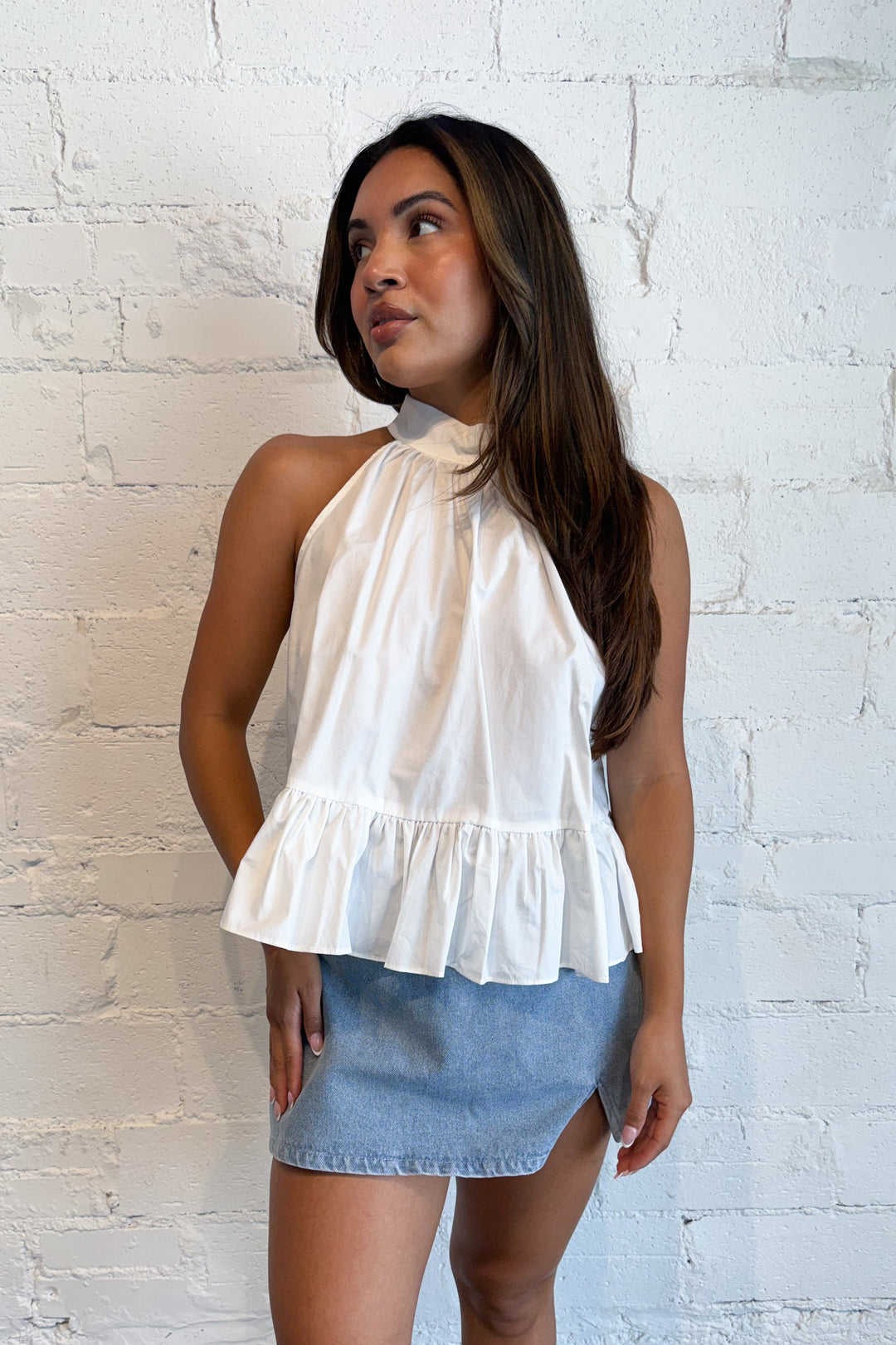 Everyday Icon Denim Skort, adeline boutique, dallas boutique, boutique