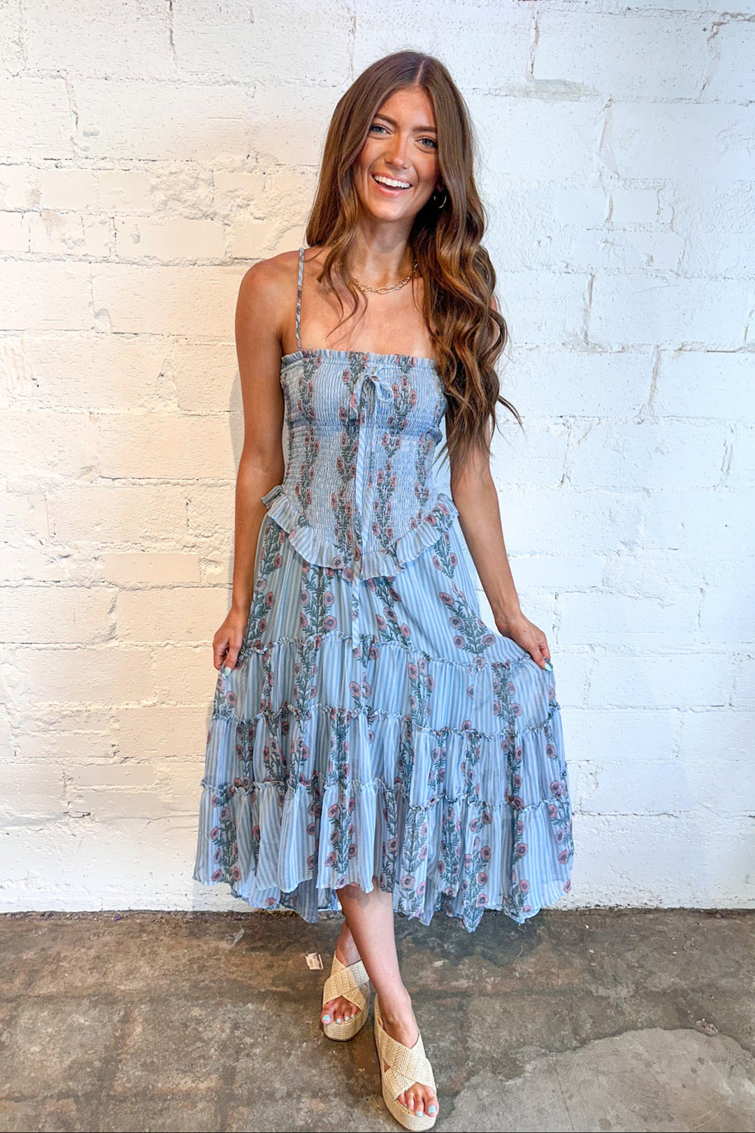 Free People Alejandra Midi Dress, Adeline Boutique, Dallas Boutique, Sundress, Dresses, Summer Styles, Maxi Dress