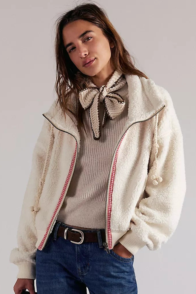 Free People Alpine Sherpa Jacket, Sherpa Jacket, Outerwear, Dallas Boutique, Adeline Boutique, Jackets, Coats, Winter Styles, Free People