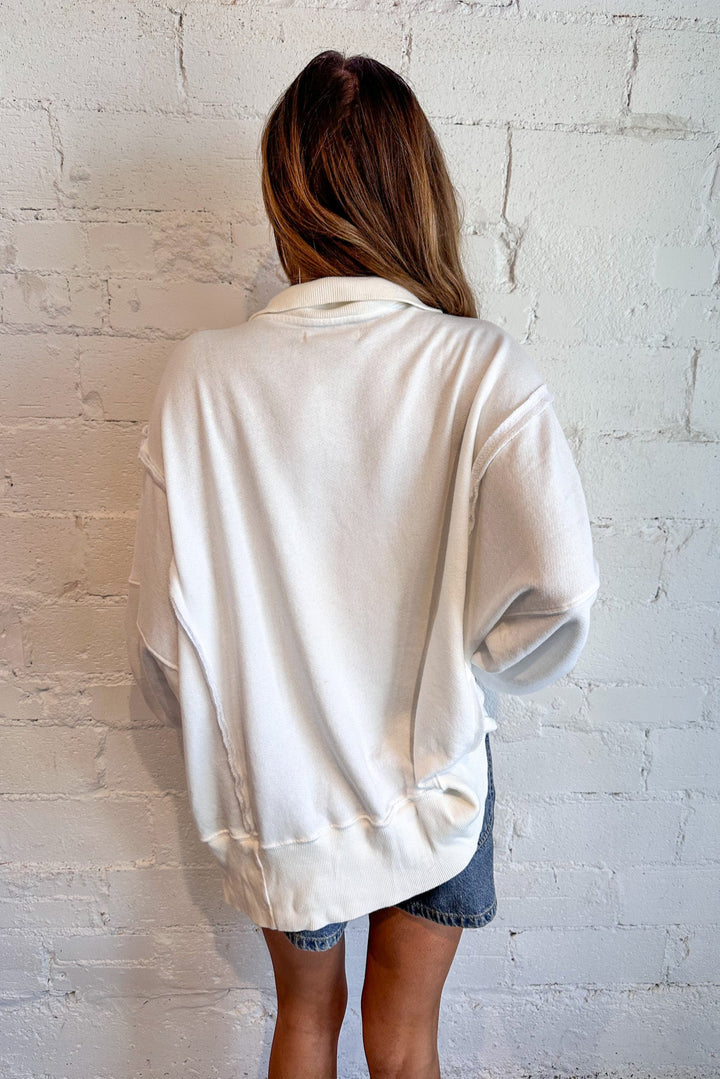 Free People Camden Henley, Free People, Pullover Sweater, Adeline Boutique, Boutique, Dallas Boutique