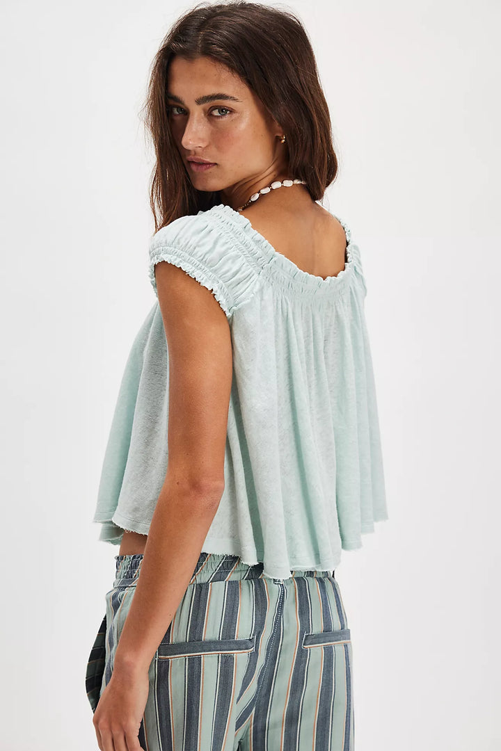 Free People Dahlia Tee, Free People, Basic Tops, Tops, Adeline Boutique, Dallas Boutique