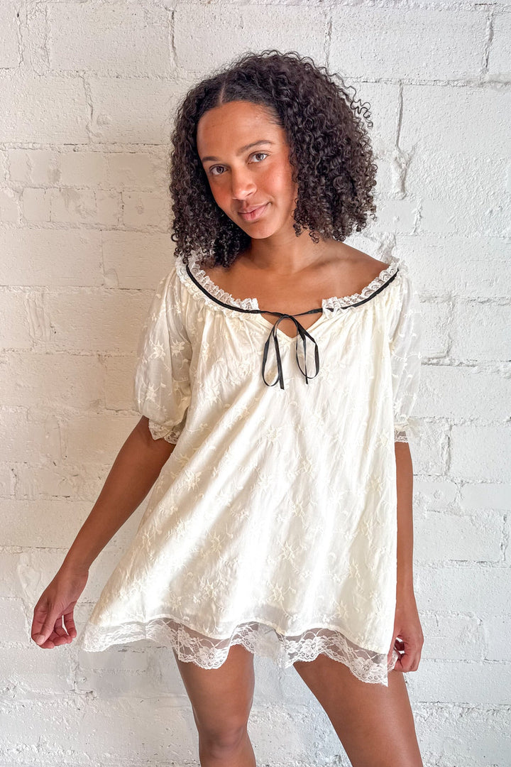 Free People Juno Mini Dress, White Dress, Dresses, Free People, Adeline Boutique