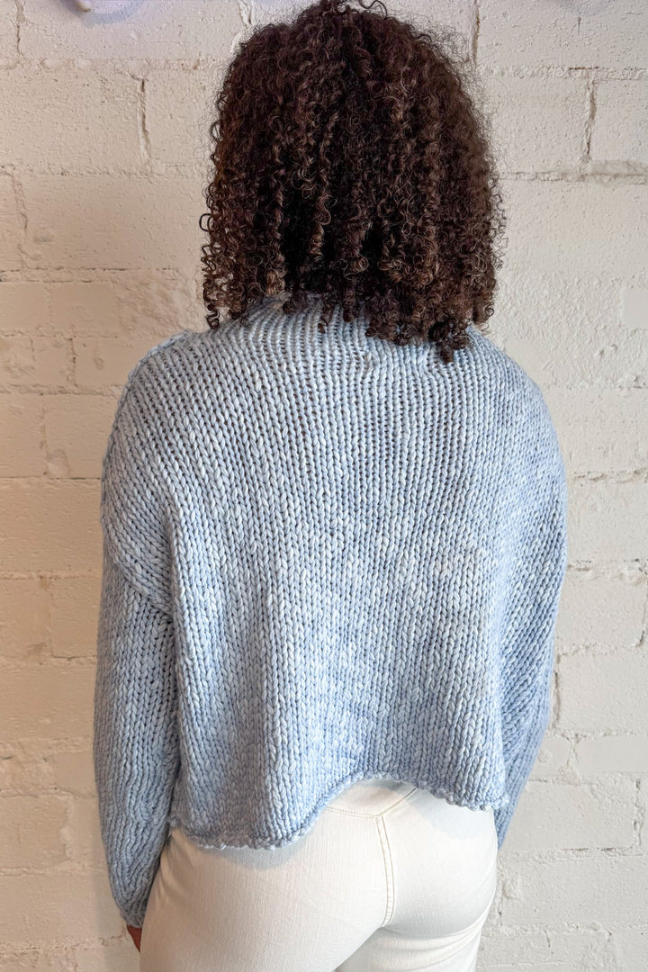 Free People Opal Sweater, Knit Sweater, Blue Sweater, Sweaters, Tops, Adeline Boutique, Dallas Boutique, Fall to Spring Transitions, Women's Boutique